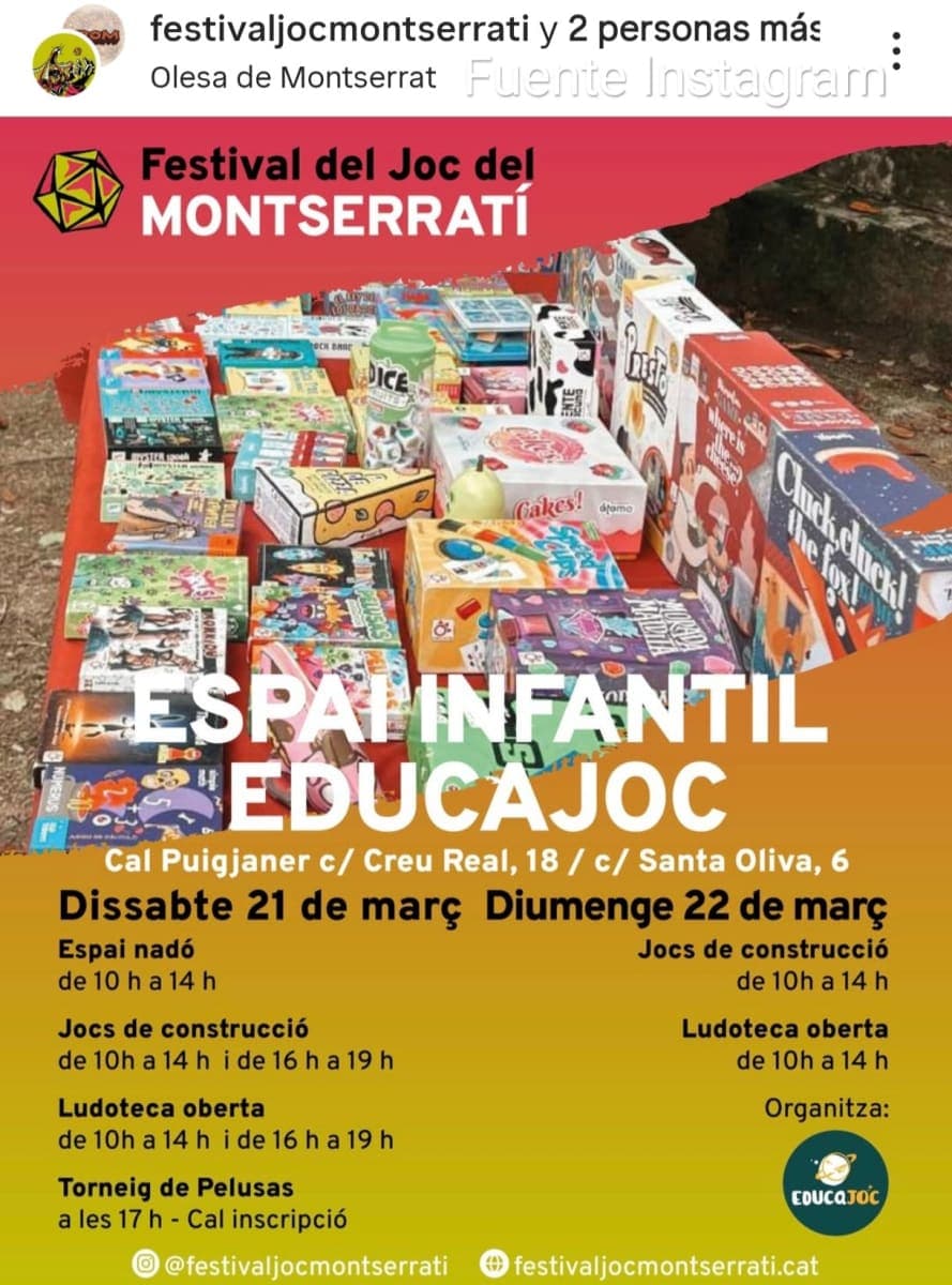 Espai nadó - Festival del Joc del Montserratí